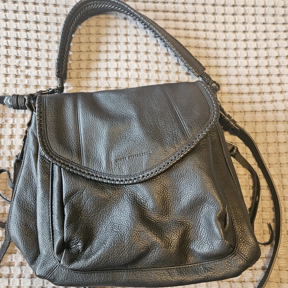 Aimee Kestenberg, all for love convertible leather shoulder bag, black leather